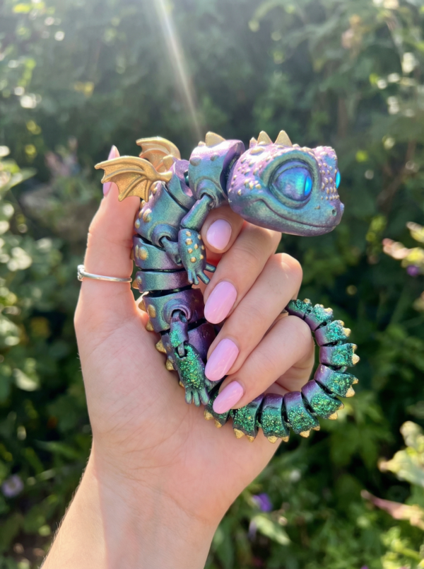 Pocket Baby Dragon Mini Articulated Flexi Fidget Toy