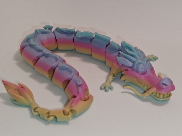 Articulated Galaxy Dragon Flexi Fidget Toy