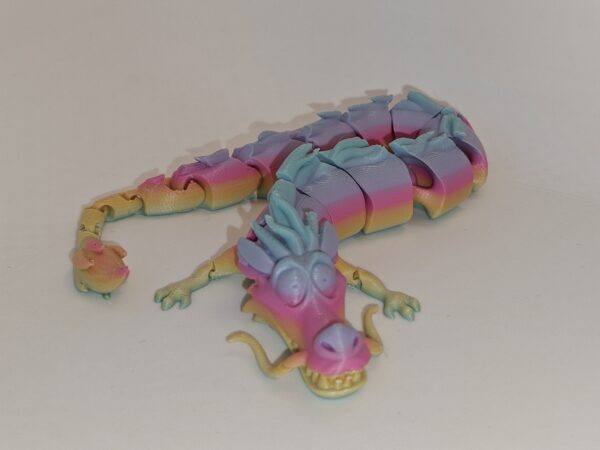 Articulated Galaxy Dragon Flexi Fidget Toy