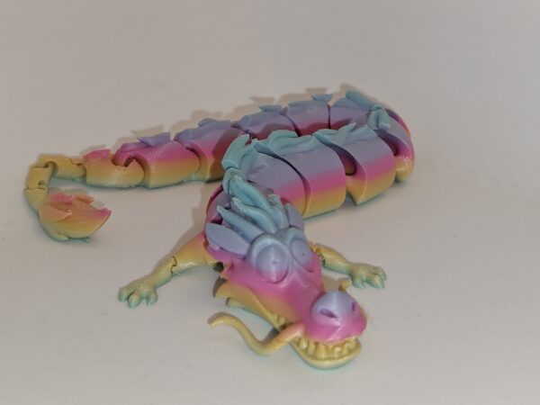 Articulated Galaxy Dragon Flexi Fidget Toy